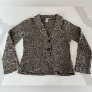 CAbi Shawl Collar Button Front Cardigan Sweater Sz M